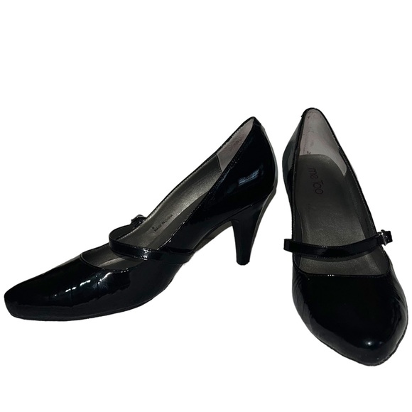 me too Shoes - ❤️Me too black shiny Mary Jane style heels size 9